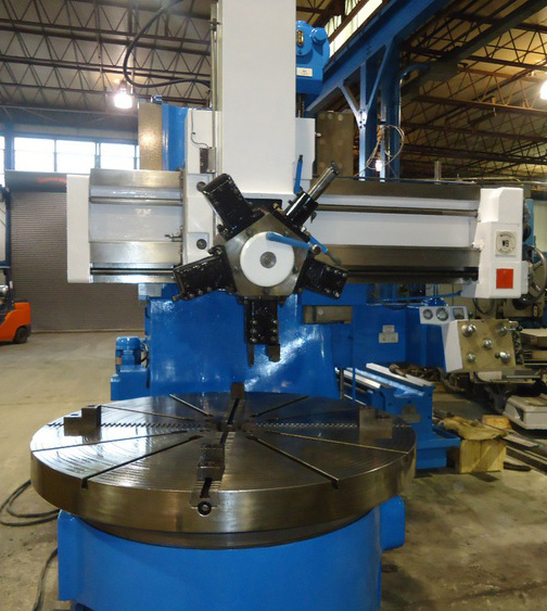 72" - 4 JAW CHUCK WEBSTER & BENNETT ... VERTICAL TURRET LATHE